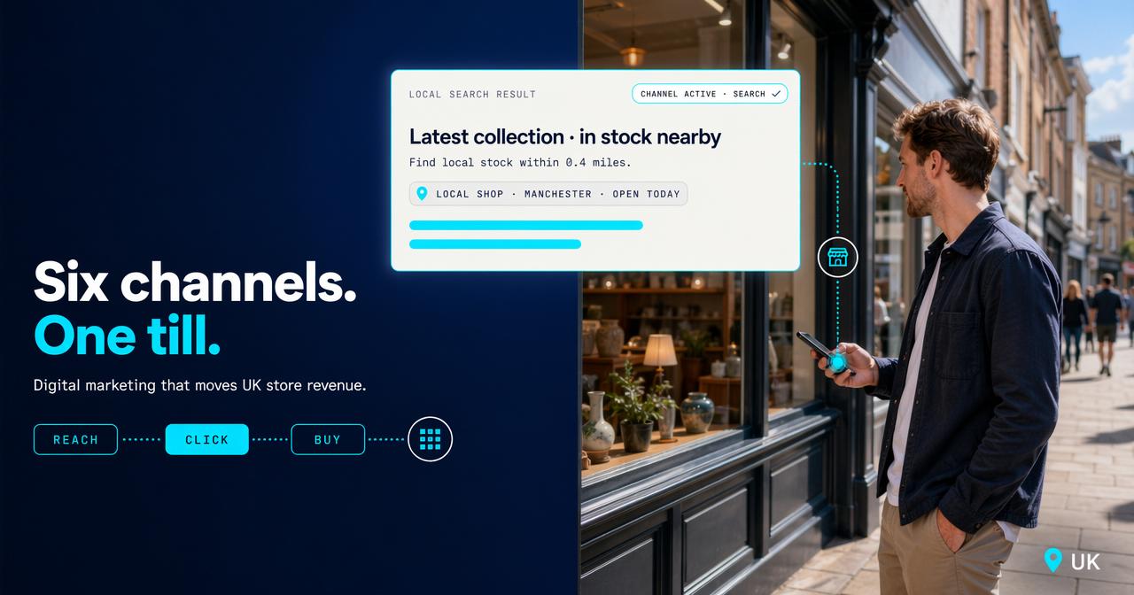 Retail digital marketing: six channels for UK stores